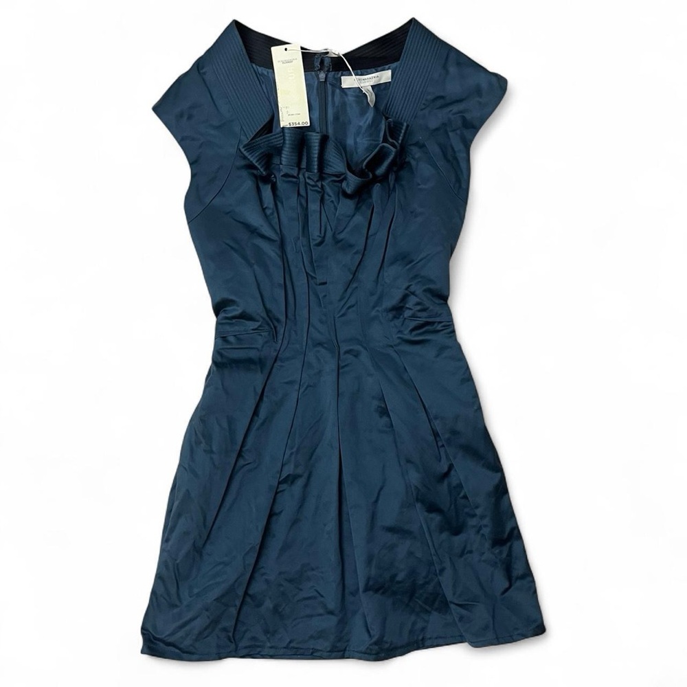 Navy blue BCBGMAXAZRIA limited edition runway dress